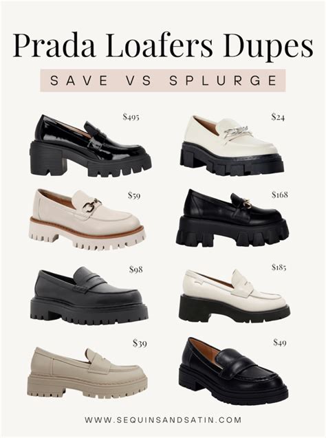 dupe for prada loafers|fila prada look alike.